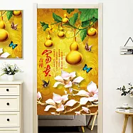 【巴芙洛】富貴吉祥系列長門簾風水簾85cm*180cm_吉祥/一片式風水簾