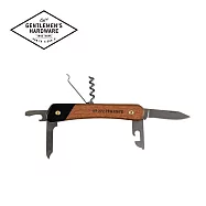 【Gentlemen&rsquo;s Hardware】經典多功能用萬用刀-鈦金屬/木質握把