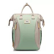 Heine海恩 WIN-215 後背包 收納後背包 尼龍包 待產包 育兒包 女包 包包 防盜防潑水背包 外出包 果綠*象牙白