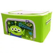 [收納王妃] 迪士尼 玩具總動員系列 牛津布摺疊 22L 收納箱 堅固耐用 雙視窗 正版授權無三眼怪-青綠