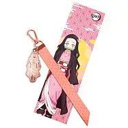 STORY故事銀飾-鬼滅之刃織帶鑰匙圈-禰豆子款