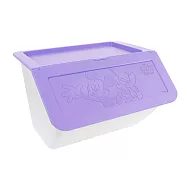 [收納王妃] 迪士尼 米奇布魯托系列 35L浮雕收納箱(3入組) 6款可選 正版授權紫色