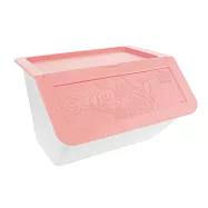 [收納王妃] 迪士尼 米奇布魯托系列 35L浮雕收納箱(3入組) 6款可選 正版授權北歐粉