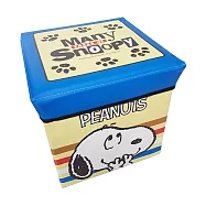 [收納王妃] 史努比系列 正方收納箱椅 4款可選 (30x30x30cm)偵探