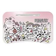 [收納王妃] 史努比系列 床上桌/懶人桌/電腦桌 10款可選 (30x30x30cm)溜冰粉