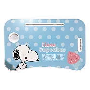 [收納王妃] 史努比系列 床上桌/懶人桌/電腦桌 10款可選 (30x30x30cm)杯子蛋糕