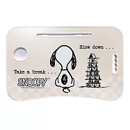 [收納王妃] 史努比系列 床上桌/懶人桌/電腦桌 10款可選 (30x30x30cm)背影