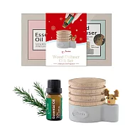 Bone 蹦克 原木擴香台禮物組 原木擴香台+精油組盒 聖誕禮物 周年禮物 交換禮物 麋鹿+茶樹精油