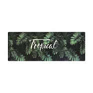 【巴芙洛】15款皮革紓壓防滑防油皮革廚房長地墊任選 叢林45x120