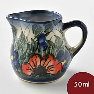 波蘭陶 紫花蔓藤系列 牛奶壺 50ml 波蘭手工製