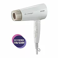 達新牌110/220V國際雙電壓摺疊吹風機(白色) FD-170-W