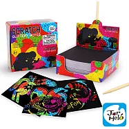 【JarMelo 原創美玩】創意便籤- 炫彩刮畫組 JA91388