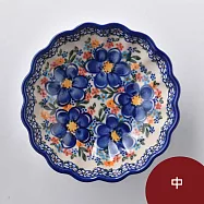 波蘭陶 春遊系列 波浪盤(中) 波蘭手工製