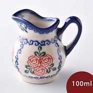 波蘭陶 漫野薔薇系列 奶精壺 100ml 波蘭手工製