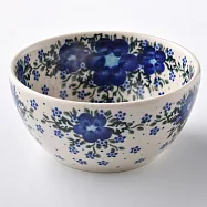 波蘭陶 青花涼夏系列 沙拉碗 13.5cm 波蘭手工製