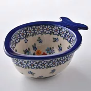 波蘭陶 春遊系列 魚形碗 波蘭手工製