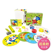 【Q-doh】超柔軟矽膠有機黏土-歡樂柔軟4色組