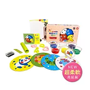 【Q-doh】超柔軟矽膠有機黏土-歡樂柔軟6色組