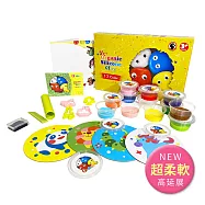 【Q-doh】超柔軟矽膠有機黏土-歡樂柔軟12色組