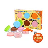 【Q-doh】A+B定型矽膠有機黏土-黏土補充包(粉彩色)