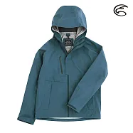 ADISI 男輕薄3L防水透氣連帽外套AJ2021018 (S-2XL) (超撥水 防風 透濕 防水外套 戶外機能)2XL午夜藍