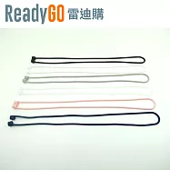 【ReadyGO雷迪購】超實用AirPods Pro/AirPods 1、2代必備高品質防滑防丟矽膠繩(2入裝)(透明)