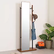 Homelike 喜家居全身鏡衣帽架(兩色)(2038) 黑色