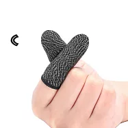 【DR.Story】手遊嚴選必備手機電競防汗止滑手機專業遊戲手套 C- 新款18針-黑