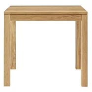 [MUJI無印良品]木製餐桌/附抽屜/橡木 /寬80CM