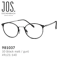 【Jos. Eschenbach】喬瑟艾森巴赫 德國經典都會純鈦眼鏡 981037 純粹黑 (10)
