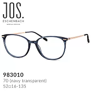 【Jos. Eschenbach】喬瑟艾森巴赫 德國經典板料複合鈦合金眼鏡 983010 深海寶藍 (70)