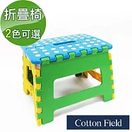 棉花田【傑生】多功能折疊椅-M(二件組) 藍色