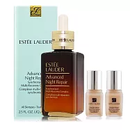 ESTEE LAUDER雅詩蘭黛 特潤超導全方位修護露(75ml)-贈粉持久妝粉底#17(7ml)X2-公司貨