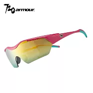 720 armour IN系列 Hitman-亞洲版 T948B2-34-PCPL-H(太陽眼鏡 運動風鏡) 無 偏光茶黃鍍膜+亮澤蜜桃紅