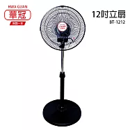 【華冠】12吋360度旋轉升降強風桌扇/立扇/電風扇/循環扇/電扇/風扇 BT-1212 台灣製造