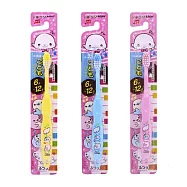 日本【Lion】卡通人物系列小白鯨兒童專用牙刷 (6~12歲) *3入