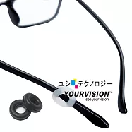 眼鏡專用嚴選舒適圈眼鏡防滑套 眼鏡止滑墊 眼鏡腳套 止滑腳套 耳勾(二對4入) 純黑