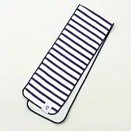 【100percent】Minus Degree Soft Sports 柔軟條紋運動毛巾 - 海軍藍