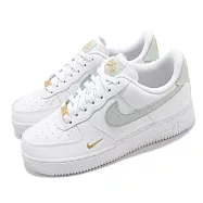 Nike 休閒鞋 Air Force 1 07 運動 女鞋 經典款 AF1 刺繡小勾 簡約質感 穿搭 白 灰 CZ0270106 25.5cm WHITE/GREY