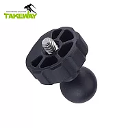 台灣製TAKEWAY快拆1/4 螺牙球頭T-RC05(具1/4吋公螺牙;須與黑隼Z手機座LA1/LA3/LA3go-PH05/PH06.LA7.T-PH05B.HAWK1