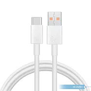 Huawei華為 原廠 6A USB-A to Type-C 超級快充充電線-密封裝 (CC790) 白色