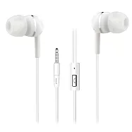 〈SEEHOT〉入耳式耳機麥克風(SH-MHS340) 白色