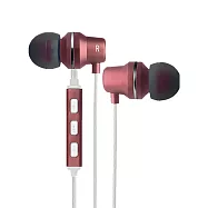 〈SEEHOT〉鋁合金入耳式耳機麥克風 (SH-MHS620) 戀愛粉