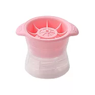 【誠田物集】直徑6公分威士忌冰球製冰盒(8入組) 粉紅色