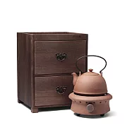 陶作坊│九式燒水壺電陶茶爐組(含木櫃)