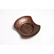 陶作坊│櫻花金屬茶托(紅銅/銅黑) 紅銅