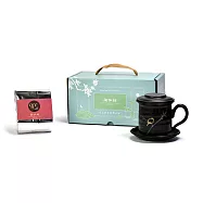 陶作坊│ 雋永同心茶葉尊爵禮盒(四季溥儒同心杯) 夏竹同心杯