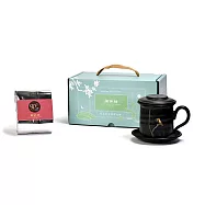 陶作坊│ 雋永同心茶葉尊爵禮盒(四季溥儒同心杯) 秋荷同心杯