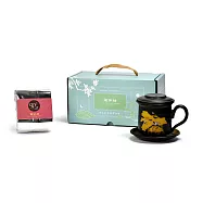 陶作坊│雋永同心茶葉尊爵禮盒(常玉四時花事同心杯) 荷花同心杯