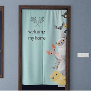 【巴芙洛】微風涼夏日系長門簾85cmX150cm 森林聚會